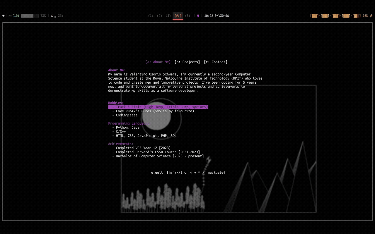 cli Webpage Demo